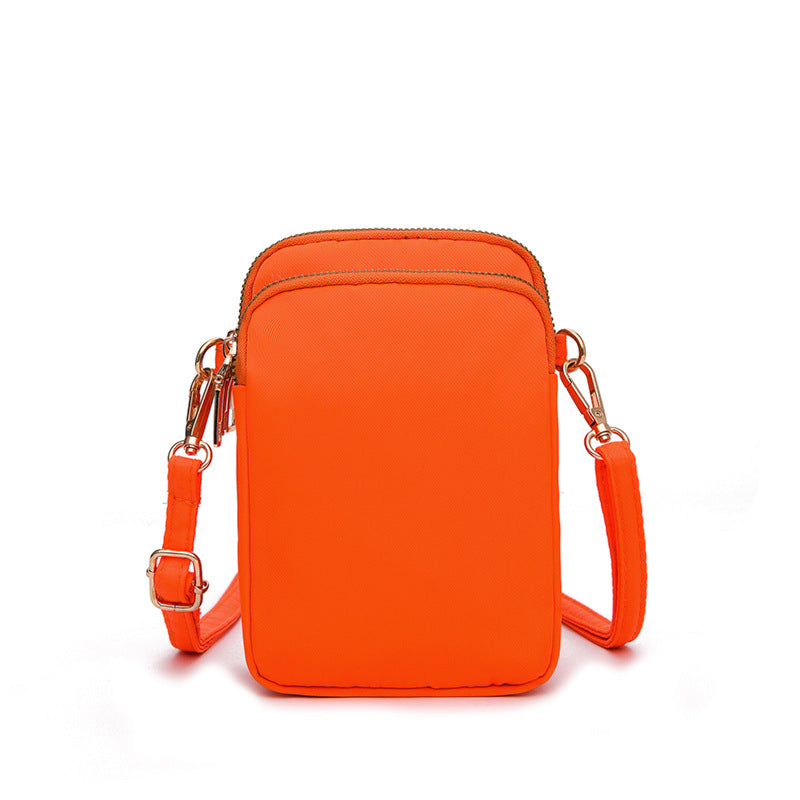 Kleine Schulter Handtasche mit 3 Fächer Crossbody-Tasche