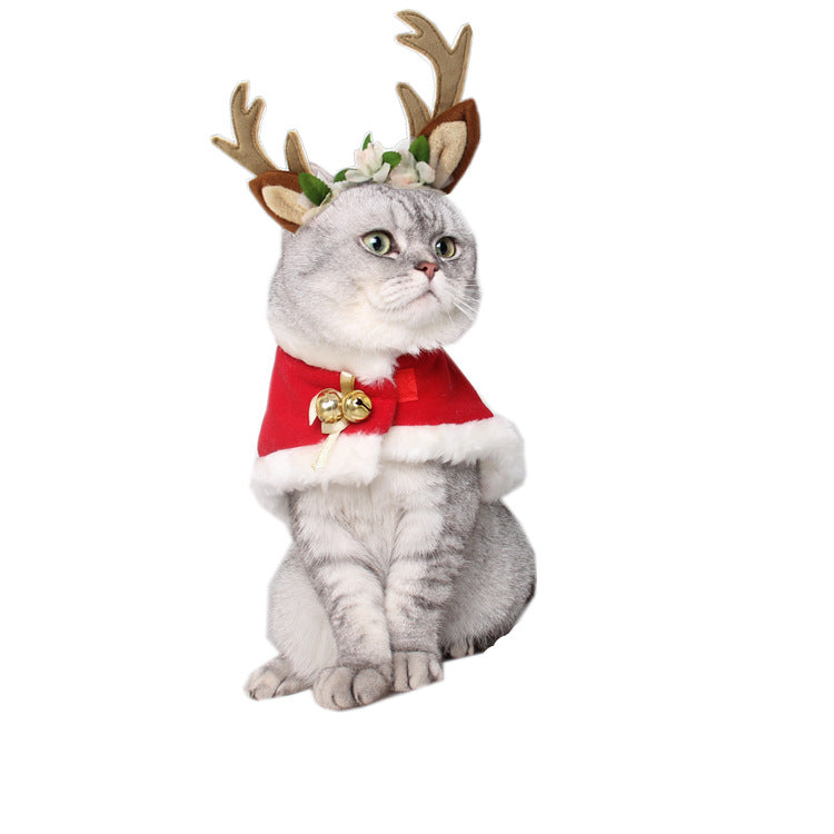 Weihnachten Umhang Mantelumhang für Katzen