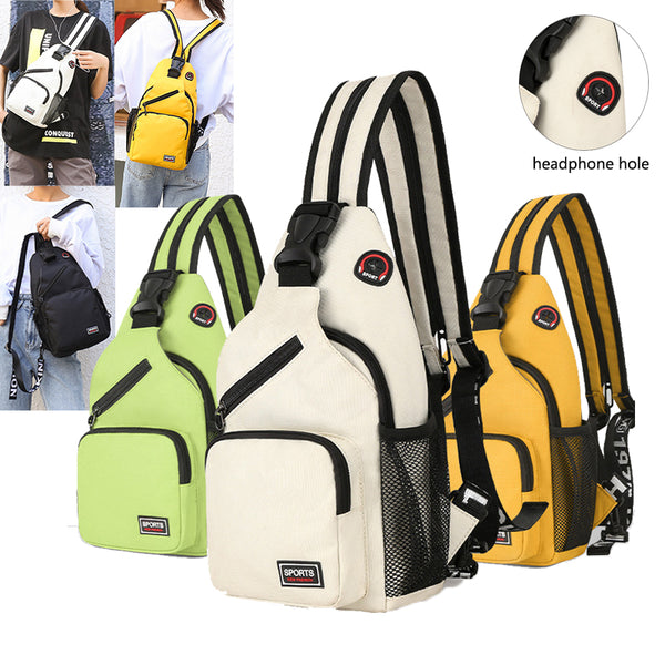 Unisex Hot Sports Multifunktionale Schulter Brust Tasche Rucksack