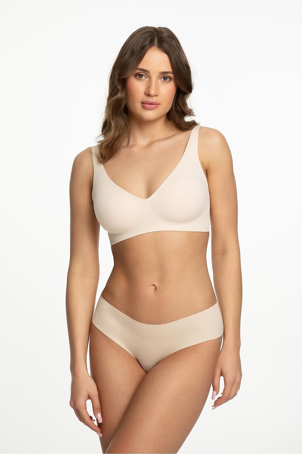 Damen Classic Slip Höschen Julimex beige Vorderseite