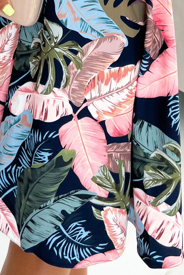 Damen Cocktailkleid mit herzförmigen Ausschnitt von Numoco rosa 2 Detail
