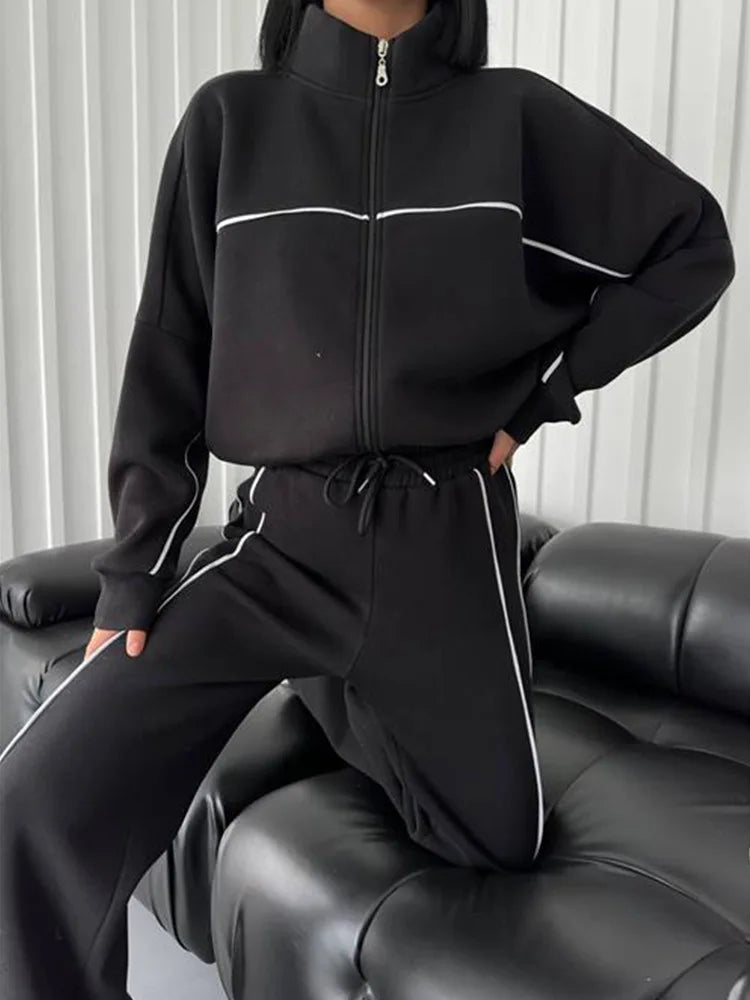 Damen Freizeitanzug Loungewear 2-teilig 