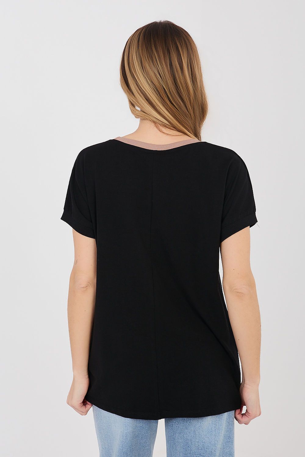 Damen T-Shirt "Chocolate" von Relevance schwarz Rückseite