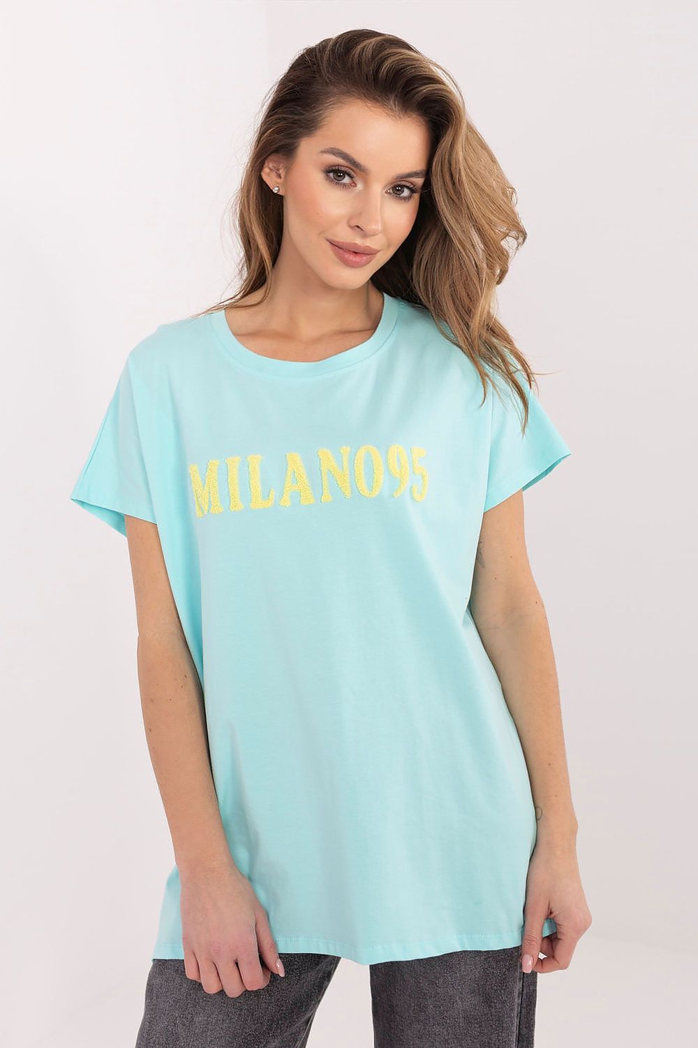 Damen T-shirt "Milano 95" von Relevance grün