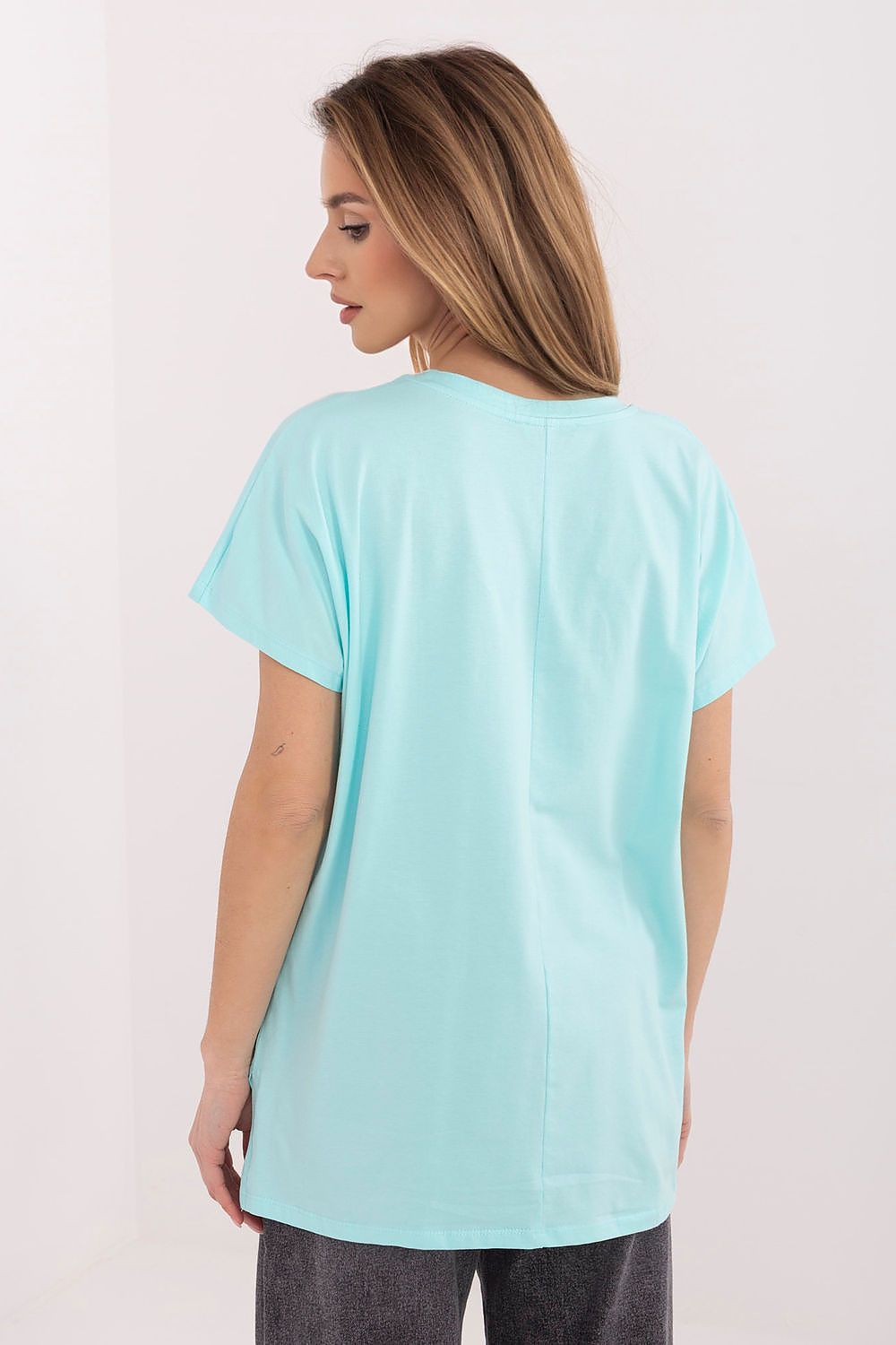 Damen T-shirt "Milano 95" von Relevance grün Rückseite