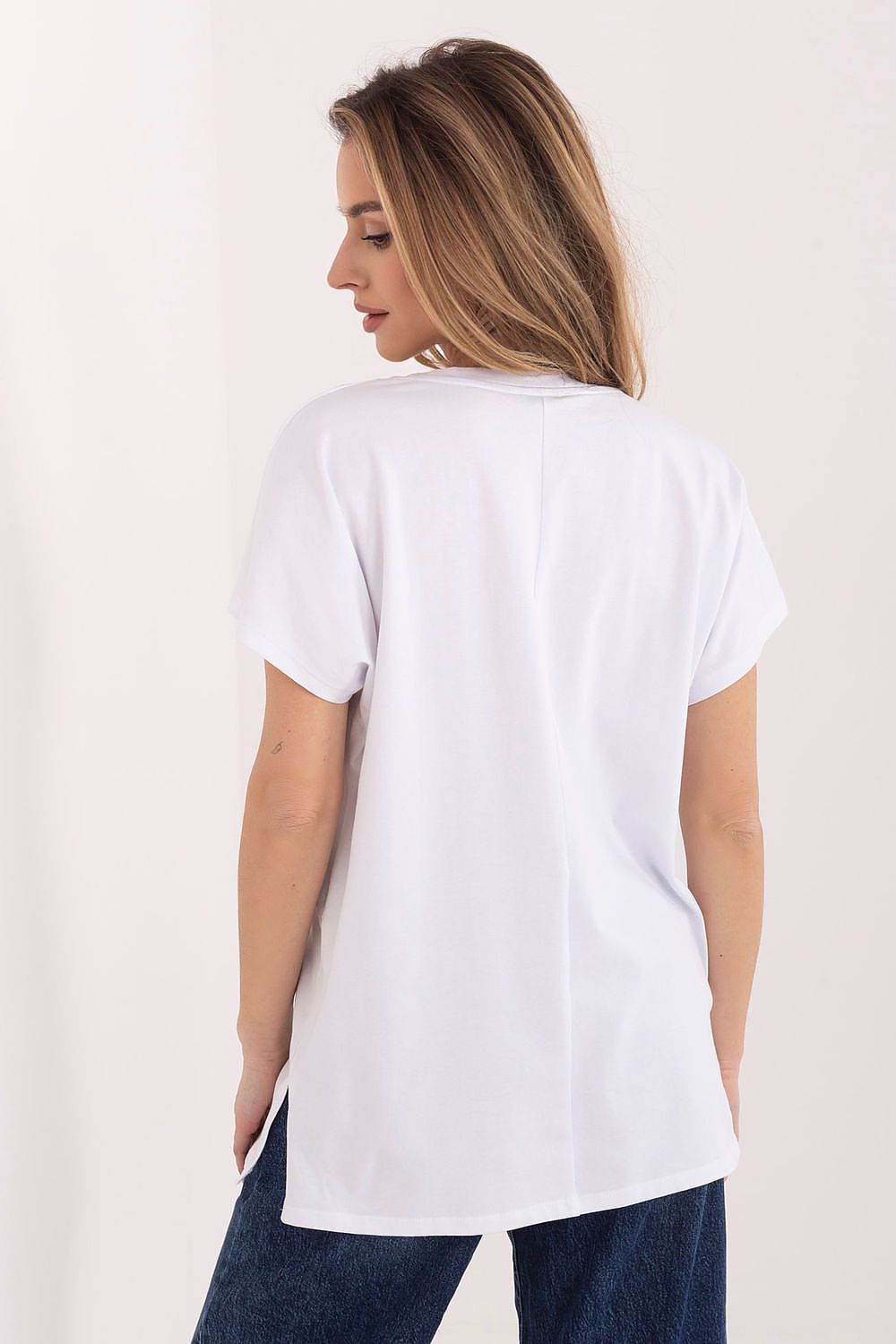 Damen T-shirt "Milano 95" von Relevance rosa 2 Rückseite