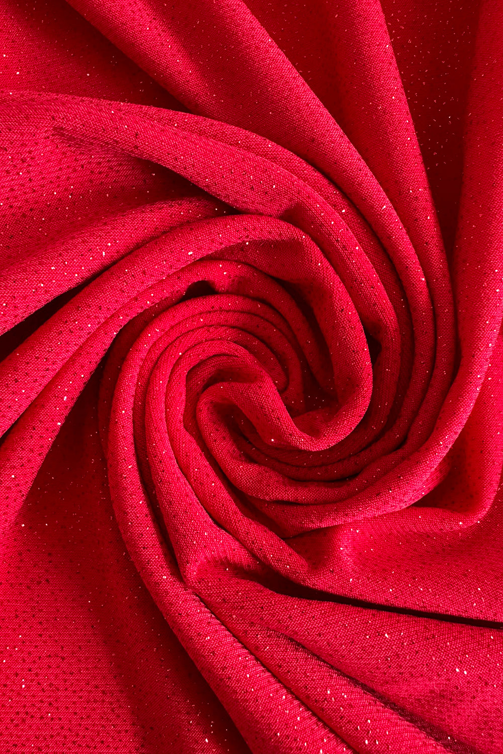 Damen klassisches Minikleid Abendkleid mit Brokatbesatz von Numoco rot Stoff