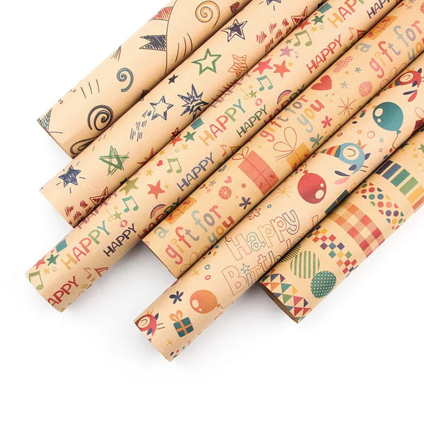 Geschenkpapier DIY Geburtstag