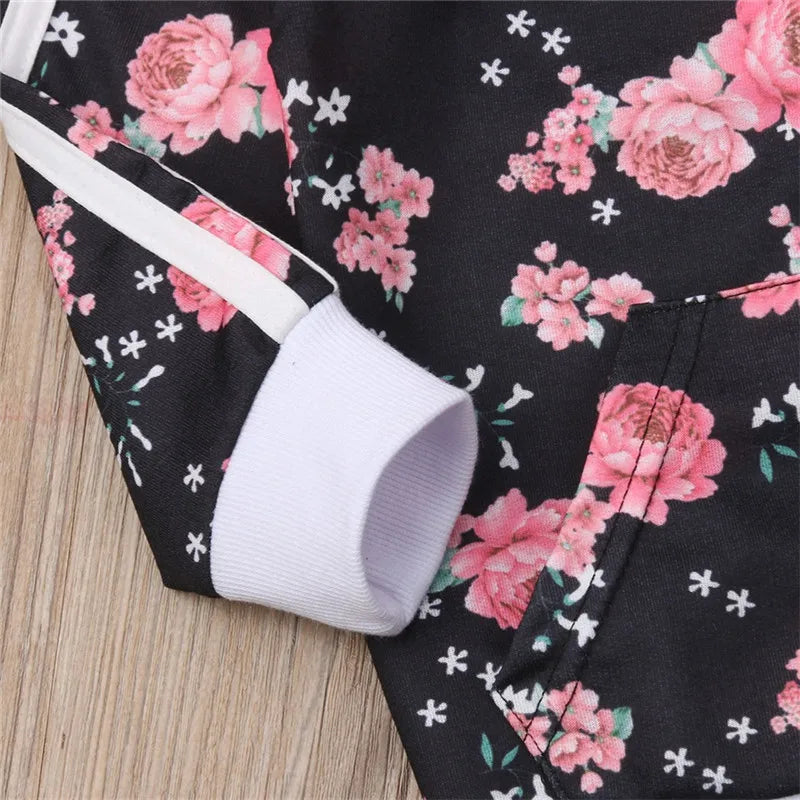 Baby Mädchen Jogginganzug  mit Floral Print