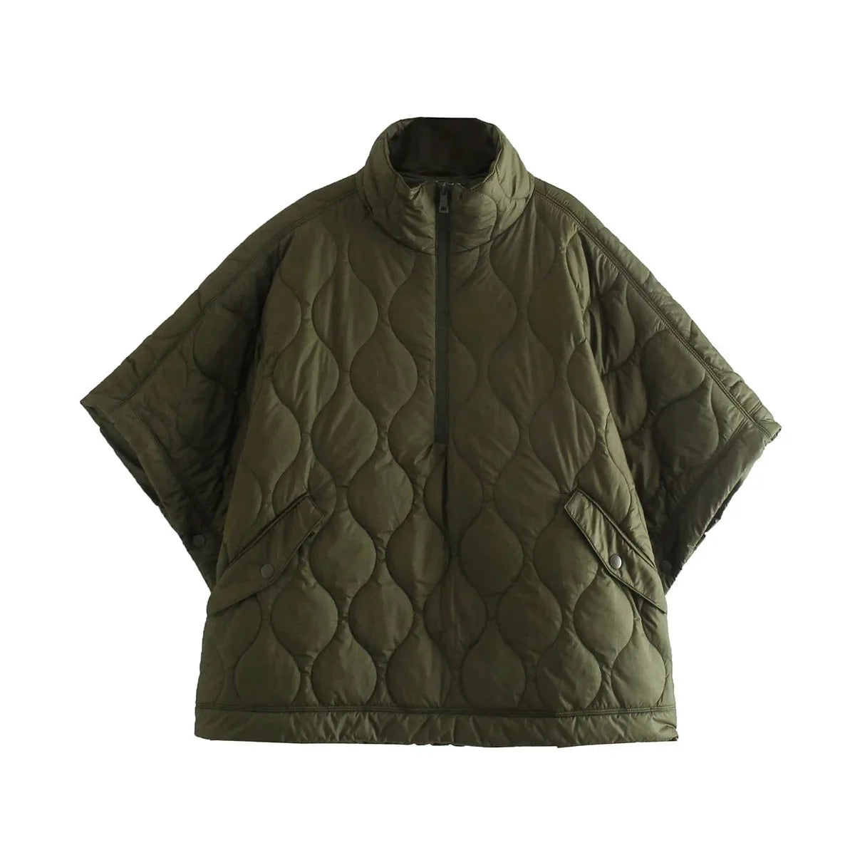 Women Jacket Capes and Poncho Autumn Woman Clothing Solid Coats