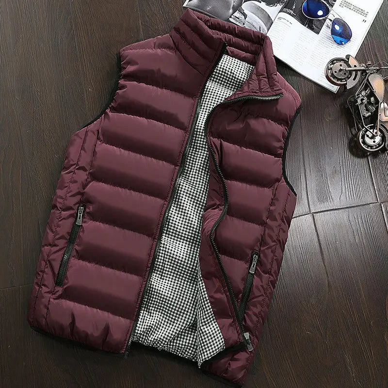 Männer Weste Winddichte Weste Männer Jacke Ärmellose Weste Winter Jacke