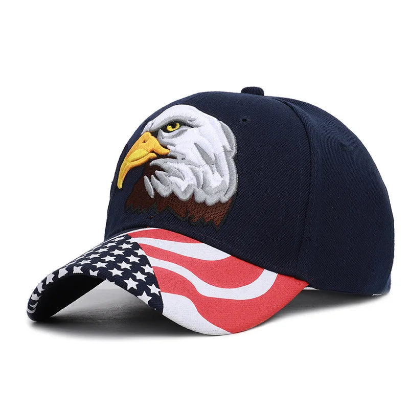Unisex USA Flagge Baseball Kappe Patriotischen Amerikanischen Weißkopfseeadler