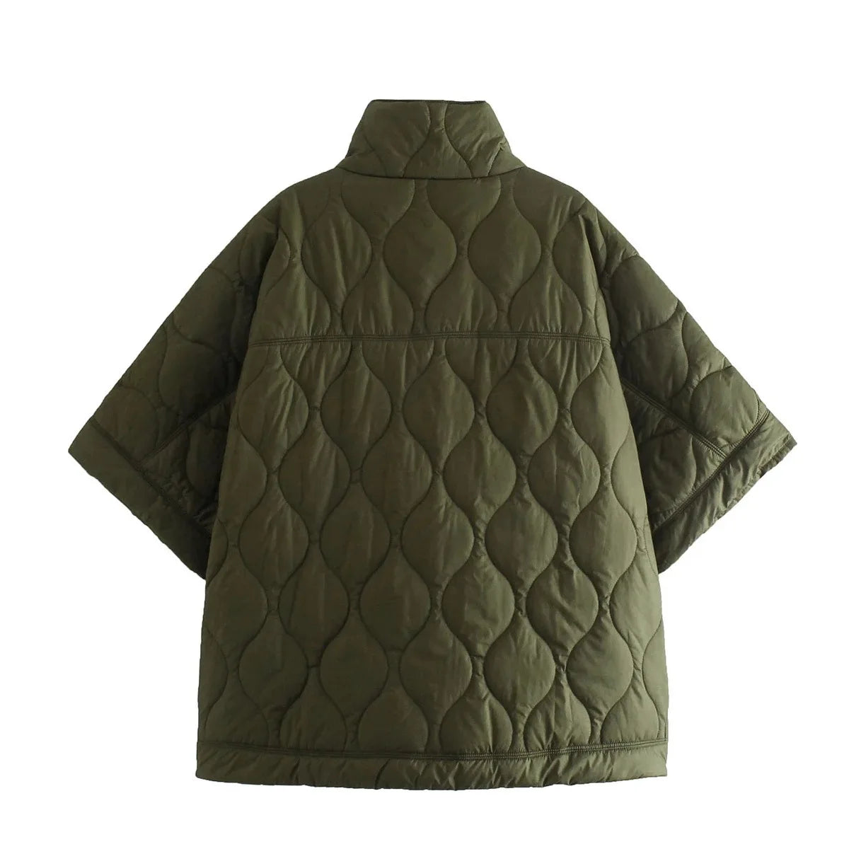 Women Jacket Capes and Poncho Autumn Woman Clothing Solid Coats