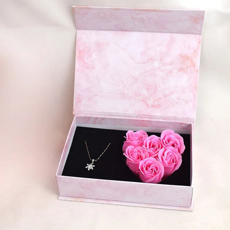 Konservierte Rosen Schmuckschatulle Schmuckbox