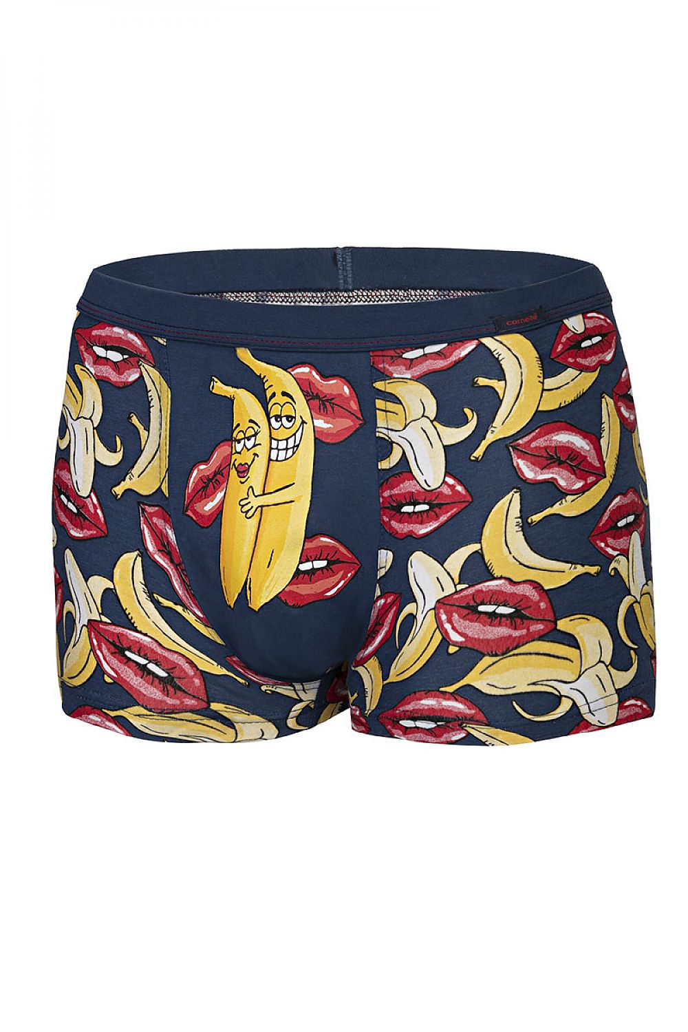 Lustige Boxershorts für Herren Cornette Humor-Edition marineblau