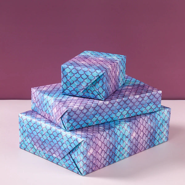 Meerjungfrau DIY Geschenkpapier