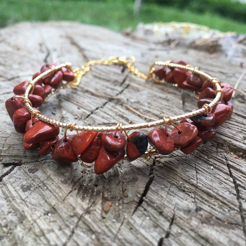 Fashion Jewelry Natural Crystal Bracelet DIY