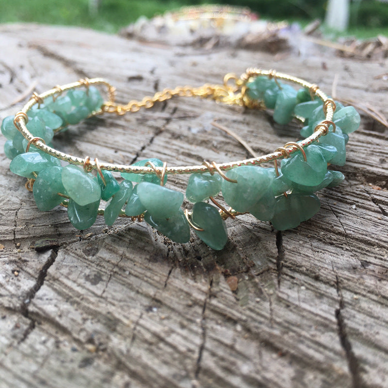 Fashion Jewelry Natural Crystal Bracelet DIY