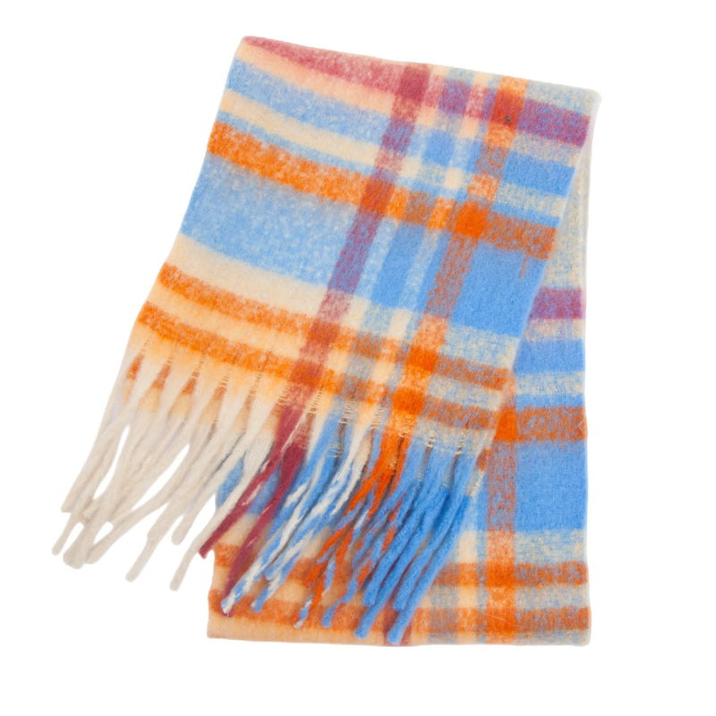 Warmer Kaschmir-Imitat Schal Langer Pashmina Foulard für Damen