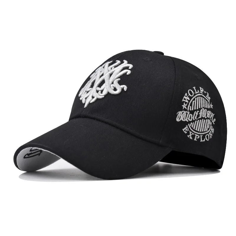 Unisex Totem bestickte Baseballkappe Caps Snapback Hip Hop