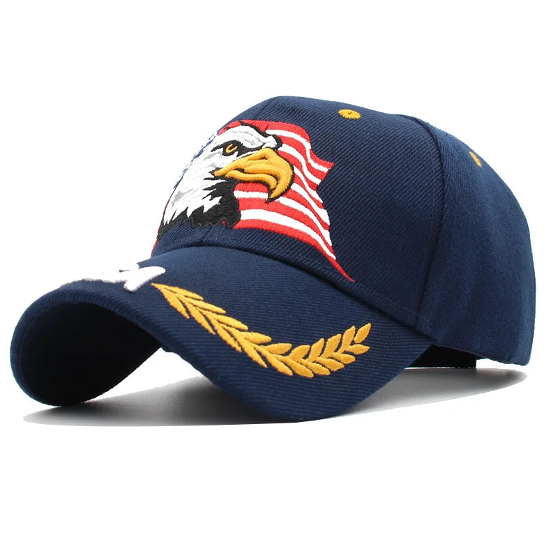 Men's Animal Baseball Cap Patriotic American Bald Eagle