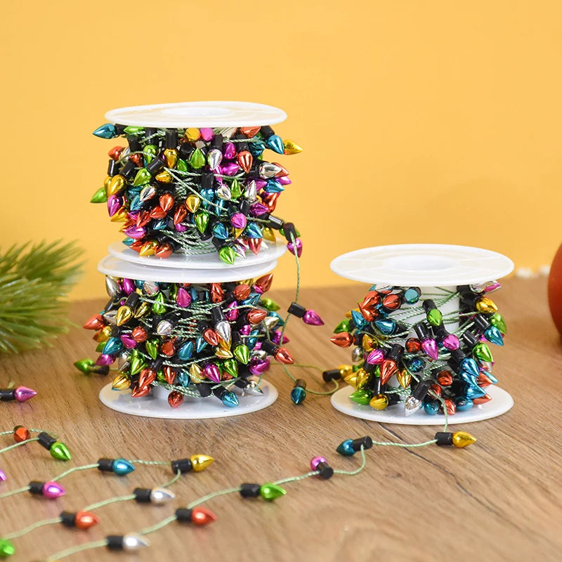 Bunte Glühbirnen String Girlande Weihnachten Weihnachtsbaum Home Dekorationen