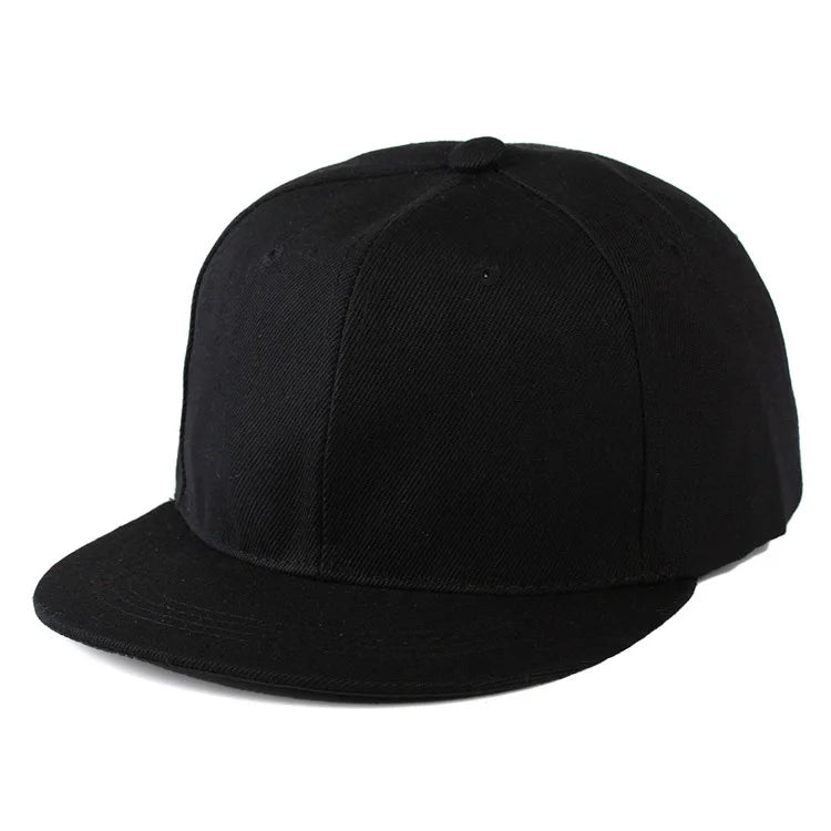 Unisex Fashion Solid Baseball Cap Flache Spitze Hip Hop Sonnenhut