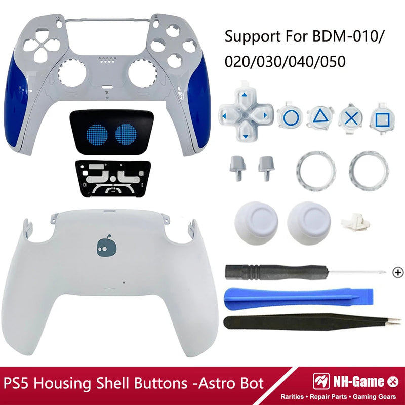 Für PS5 Controller Shell Limited Gehäuse Fall BDM-010/020/030/040/050 Vorne Hinten Touchpad Abdeckung 3D Kappe Tasten