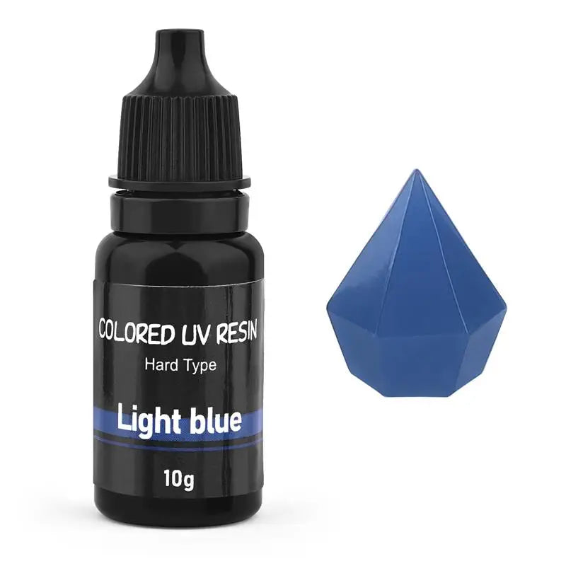 Couleur UV résine colle époxy résine UV colle durcissement bricolage UV colle couleur 10ml