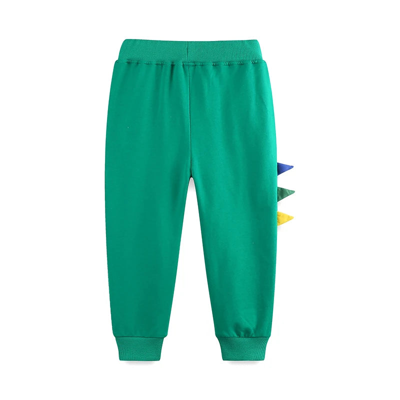 Little Maven Jungen Jogginghose Cartoon Dinosaurier Stickerei Baumwolle