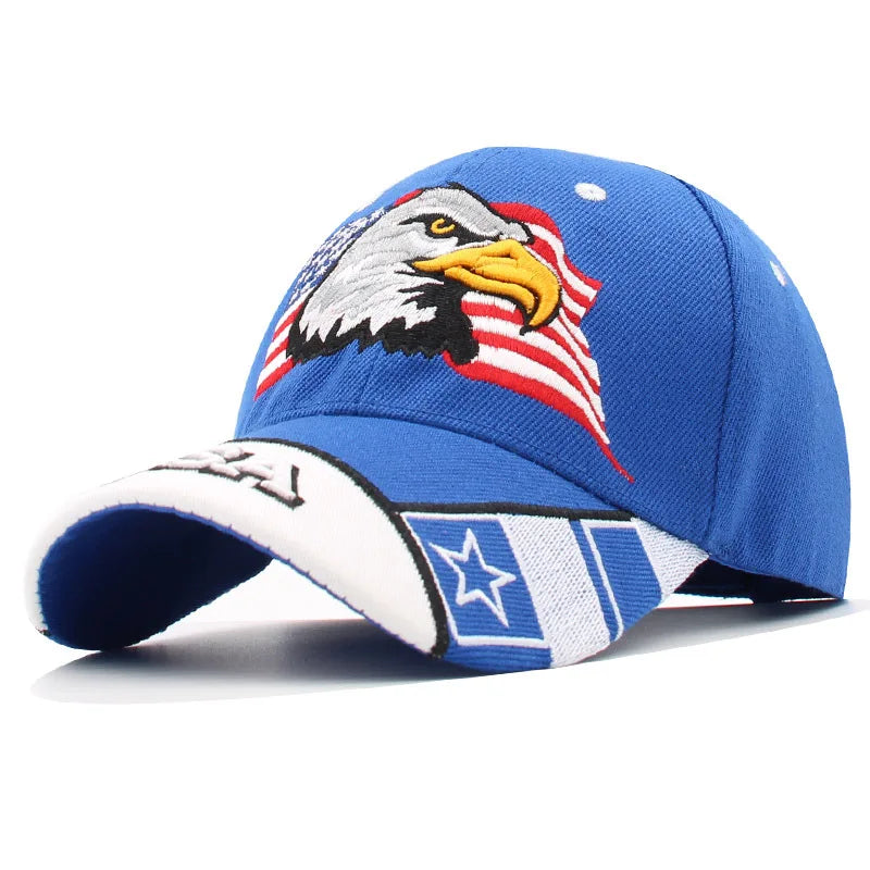 Men's Animal Baseball Cap Patriotic American Bald Eagle
