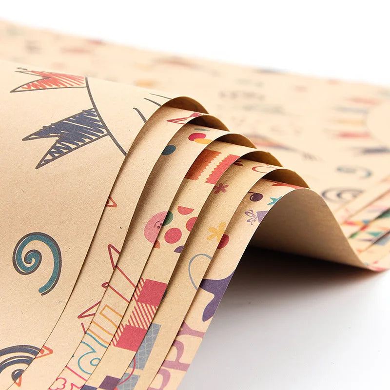 Geschenkpapier DIY Geburtstag "Happy birthday"