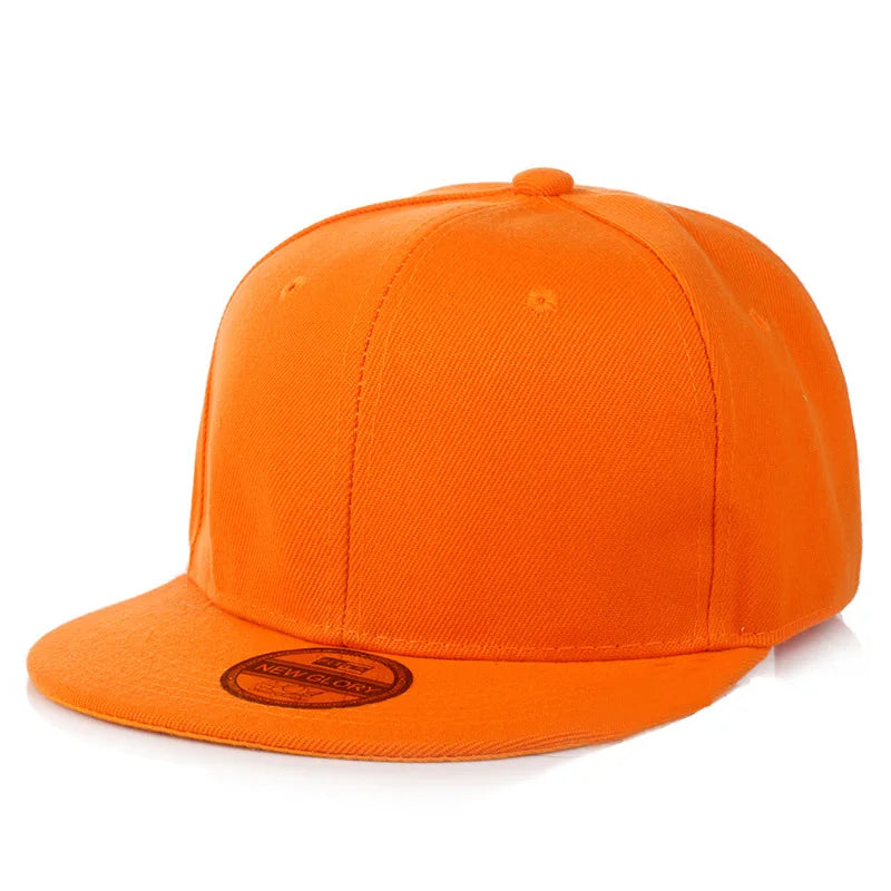 Unisex Fashion Solid Baseball Cap Flache Spitze Hip Hop Sonnenhut