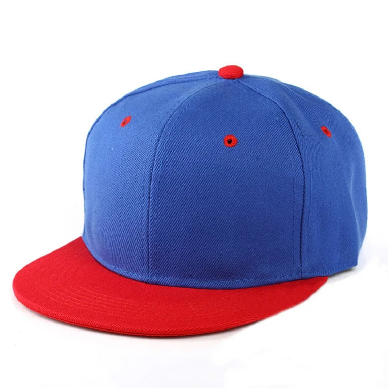 Unisex Fashion Solid Baseball Cap Flache Spitze Hip Hop Sonnenhut