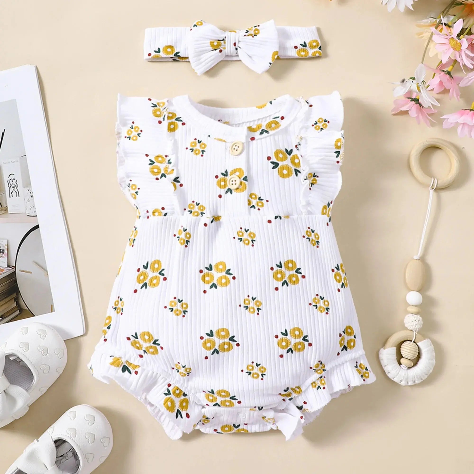Little Maven Baby Summer Romper 2-piece