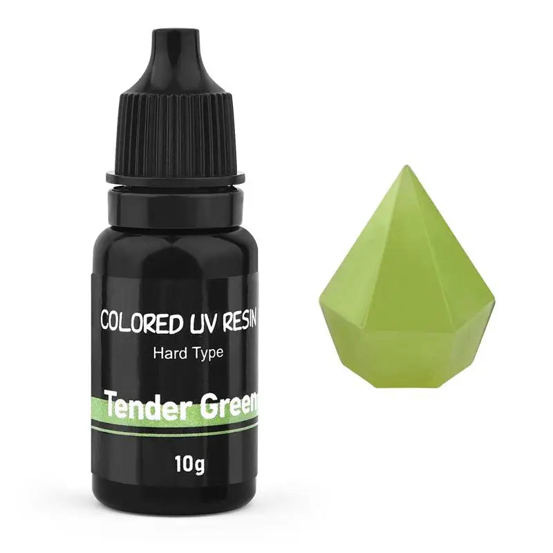 Couleur UV résine colle époxy résine UV colle durcissement bricolage UV colle couleur 10ml
