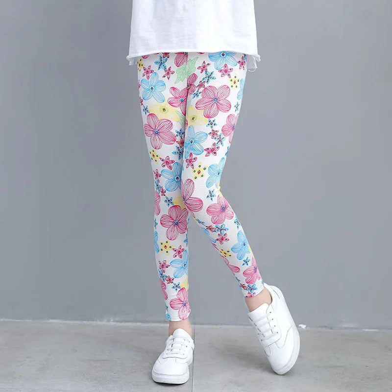 Little Maven – leggings floraux pour petites filles, pantalons pour enfants, nouvelle collection printemps et automne