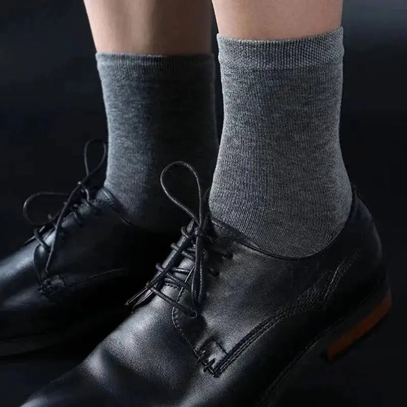 10 Paar Herren Socken aus reiner Baumwolle weiche Business Socken