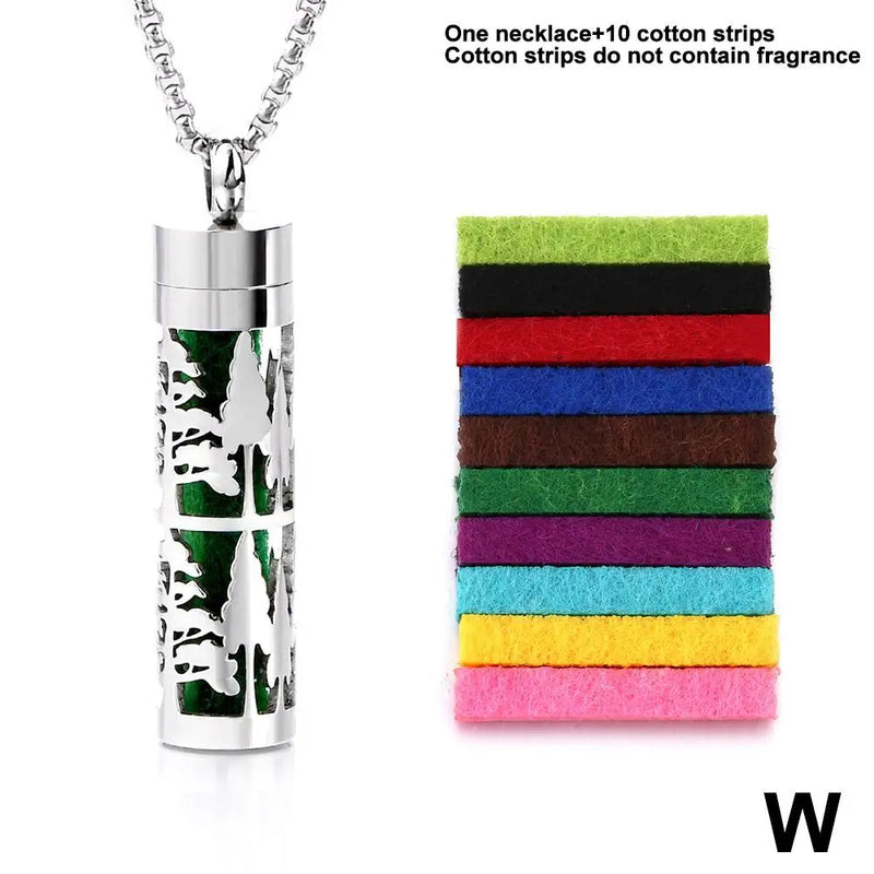Duftschmuck hochwertige Halskette Aroma Therapie ätherisches Öl Diffusor Parfüm Anhänger