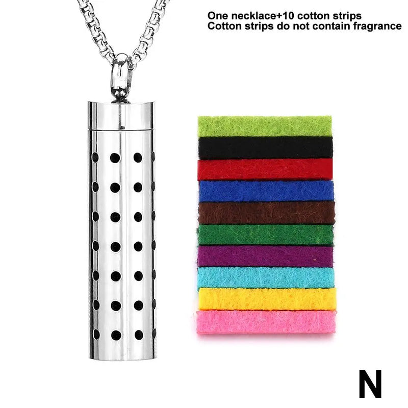 Duftschmuck hochwertige Halskette Aroma Therapie ätherisches Öl Diffusor Parfüm Anhänger