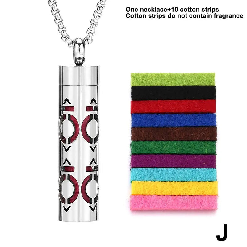Duftschmuck hochwertige Halskette Aroma Therapie ätherisches Öl Diffusor Parfüm Anhänger