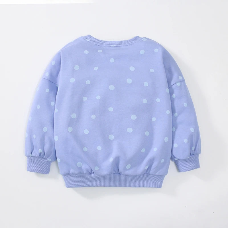 Little Maven Baby Girls Sweatshirt with Leggings Set Cotton Cartoon Rainbow Snail
