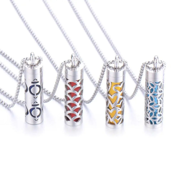 Duftschmuck hochwertige Halskette Aroma Therapie ätherisches Öl Diffusor Parfüm Anhänger