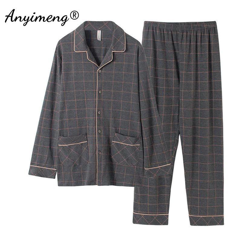 Übergröße Herren Pyjamas Männer Loungewear 