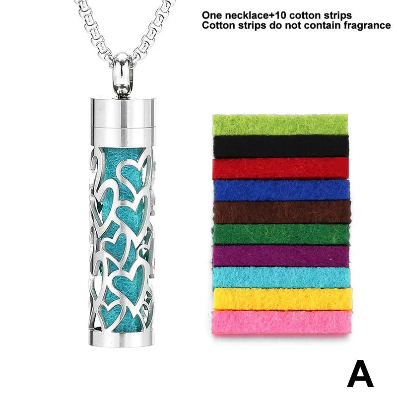 Duftschmuck hochwertige Halskette Aroma Therapie ätherisches Öl Diffusor Parfüm Anhänger
