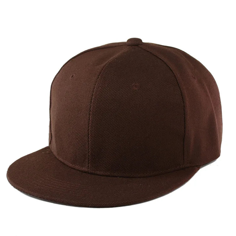 Unisex Fashion Solid Baseball Cap Flache Spitze Hip Hop Sonnenhut