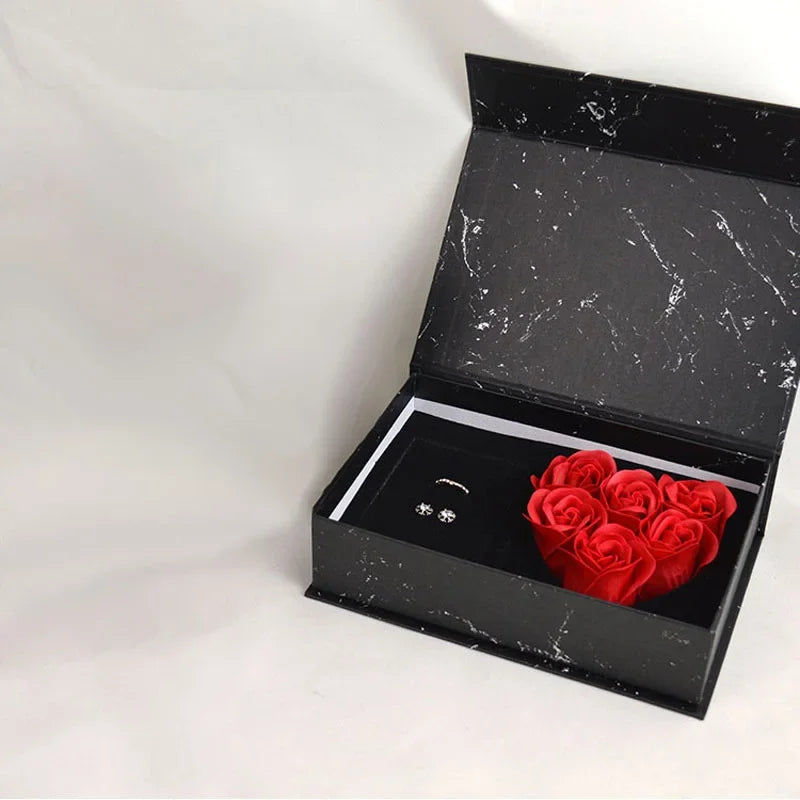 Konservierte Rosen Schmuckschatulle Schmuckbox