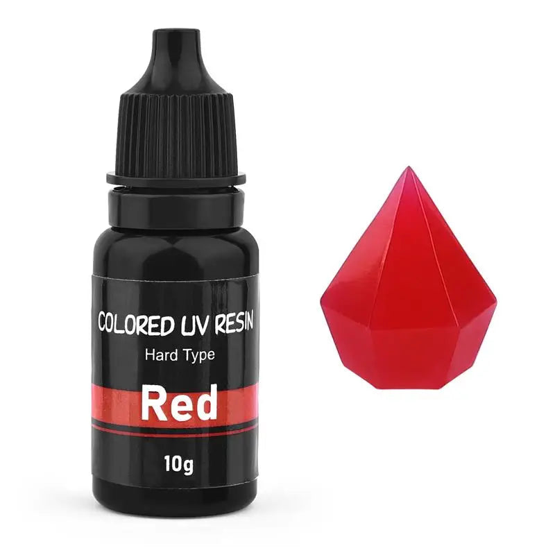 Couleur UV résine colle époxy résine UV colle durcissement bricolage UV colle couleur 10ml
