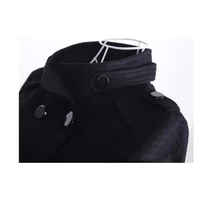 Damen Trenchcoat Wollmantel