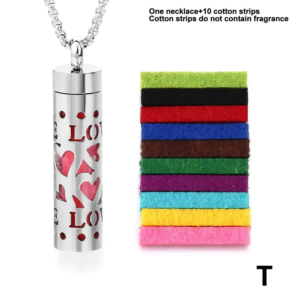 Duftschmuck hochwertige Halskette Aroma Therapie ätherisches Öl Diffusor Parfüm Anhänger